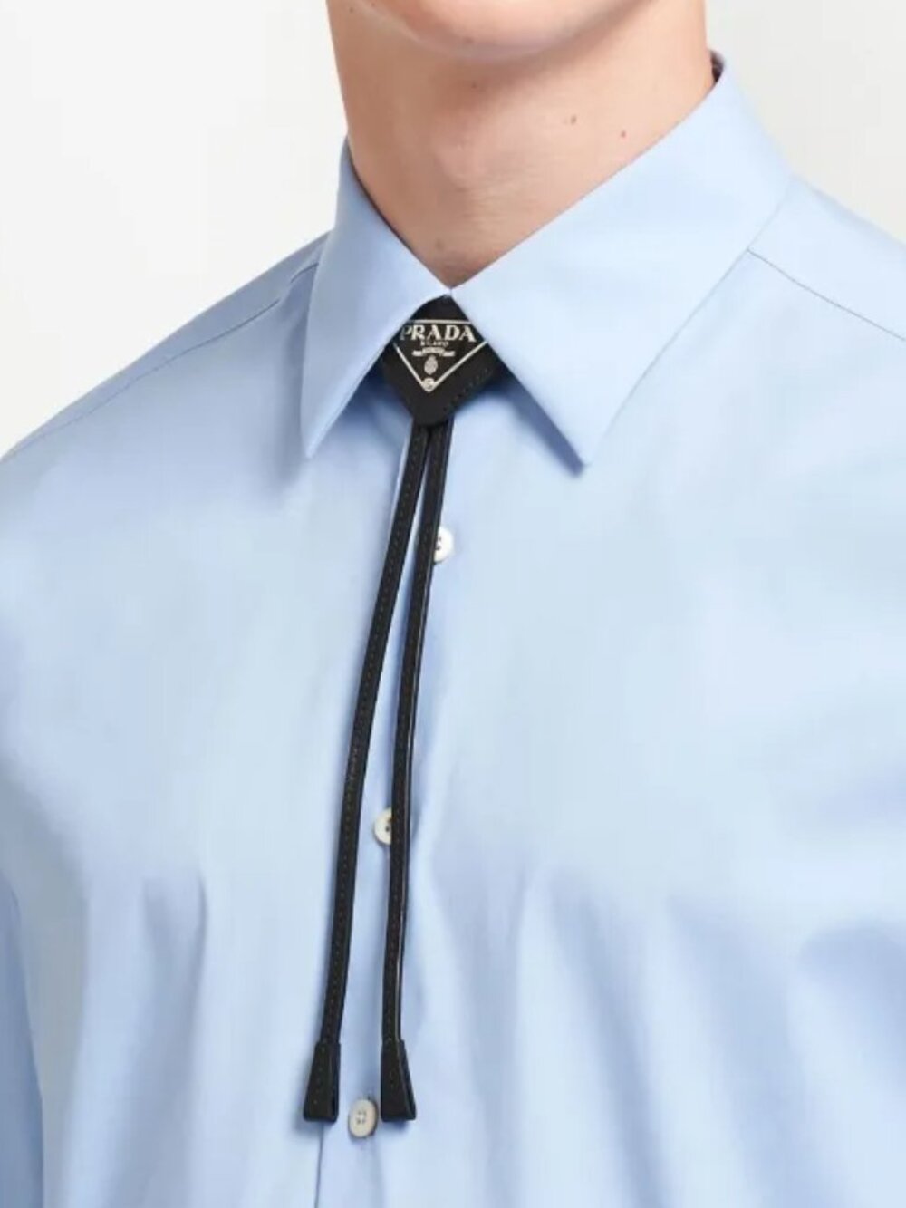PRADA Black Unisex Bolo Tie🖤 - Picture 2 of 8